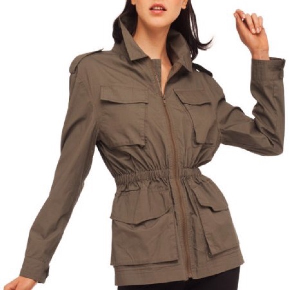 Norma Kamali Cargo Jacket Army Green 